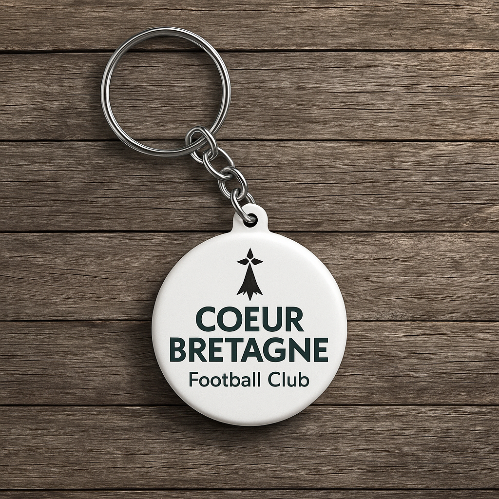 Pack — Porte clés en PVC souple 2D sur mesure - Quantité  porte-clés au choix